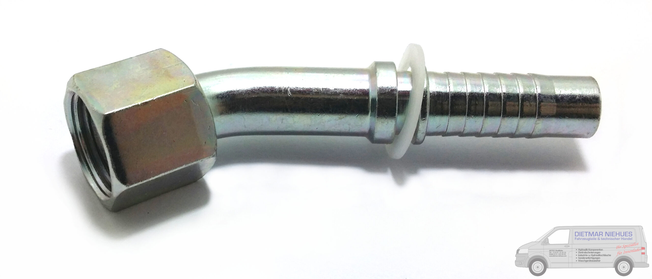 Pressnippel DN10 ORFS-45 11/16"-16 UN SW22