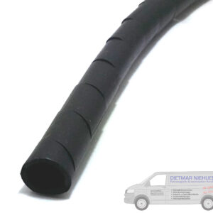 Scheuerschutzwendel10-12 mm schwarz PVC