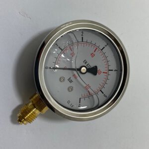 Manometer o63mm- 0-400 bar Anschluss unten 1/4
