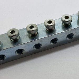 Nippelblock 8-Stellig M10x1 - 6LL gerade verzinkt