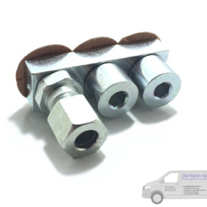 Rohrbrücke 3-Fach für Progressivverteiler mit sei