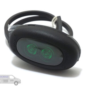 LED-ABS Leuchte grün Rubbolitmit Kabel