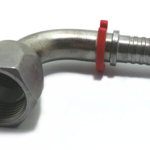 Pressnippel DN 6 DKJ -90- 9/16" IG-90° (JIC)