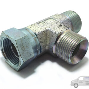 einstellbare L-Verschraubung 3/8"AG BSP 60°