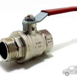 Niederdruckabsperrhahn 11/4" IG-AG verzinkt