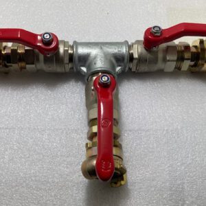 Spezialdreifachverteiler für Kompressor 1"
