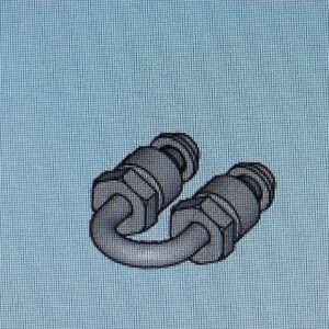 Rohrbrücke 2-Fach MX-F für Progressivverteile