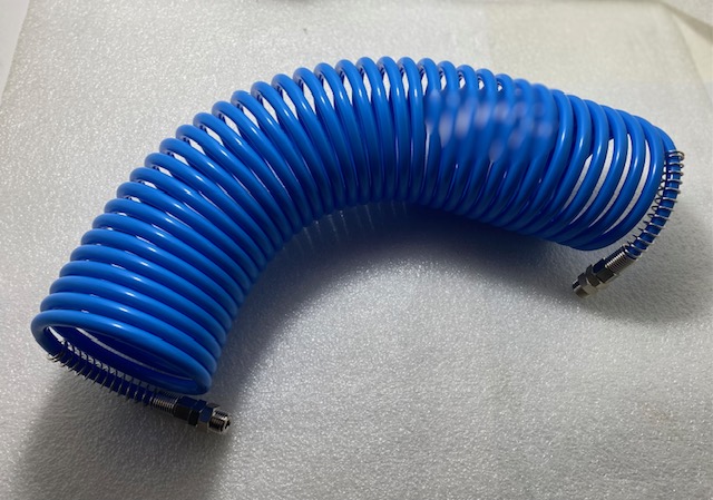 Spiralschlauch Polyamid 8x6mm blau. 5.0 mtr.