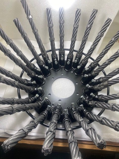 Wiltkrauttellerbesen für Kehrmaschine. SideLock.