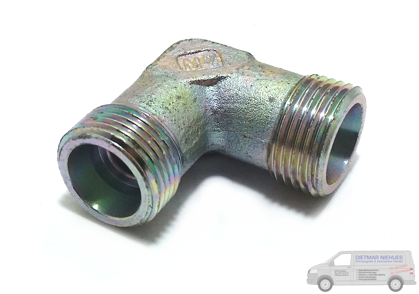 XWS-16 Winkelverschraubung verzinkt 90°