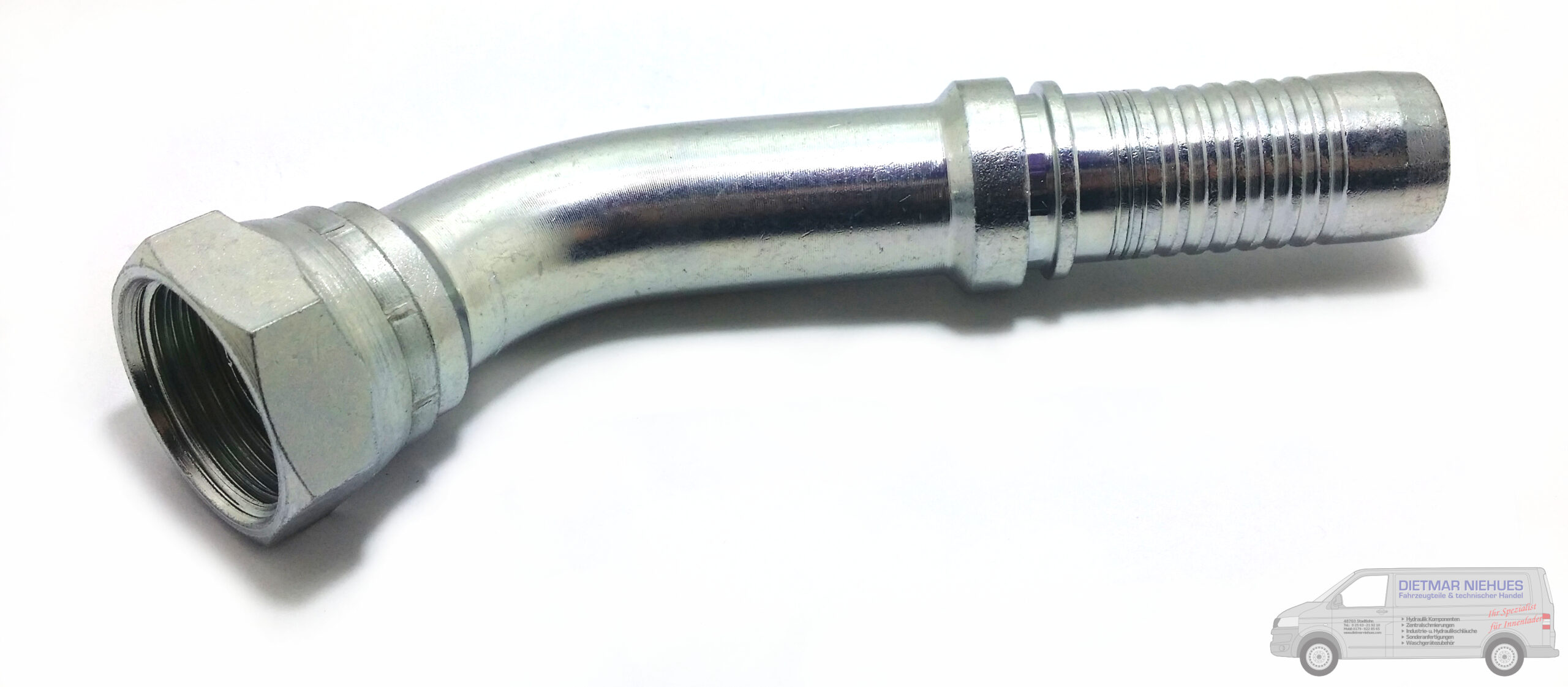 Pressnippel DN 20 DKR-45 3/4" IG EcoVos verzinkt