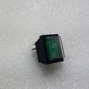 Wippschalter grün.beleuchtet kpl. 12/24/230V für