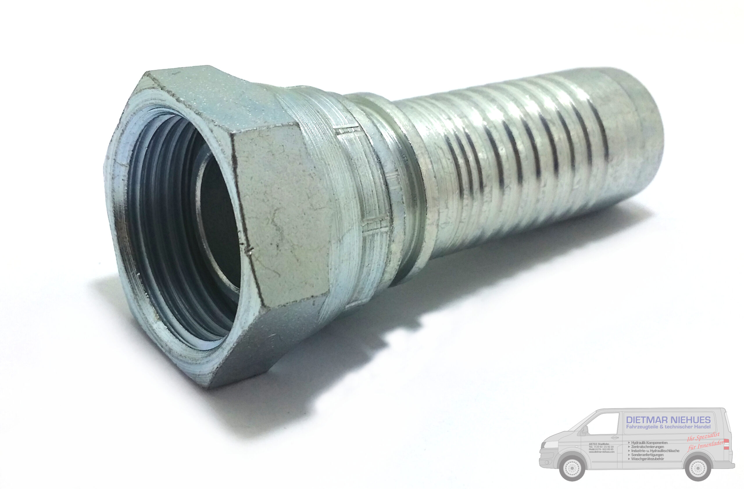 Pressnippel DN 08 DKR 1/4" IG Ecovos. Stahl.verz.