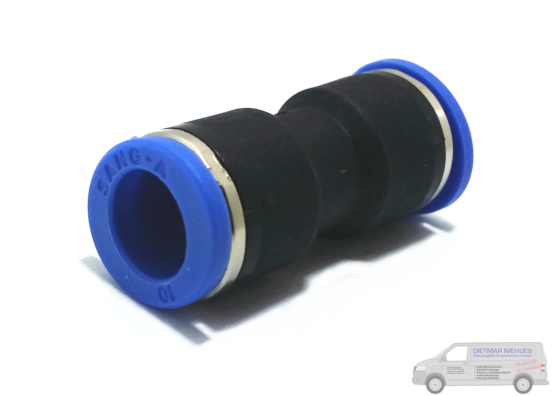 Steckverbinder 10mm gerade PVC