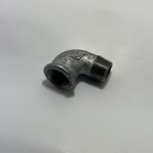 Winkelverschraubung 90° 3/8" BSP IG-AG. 25 bar