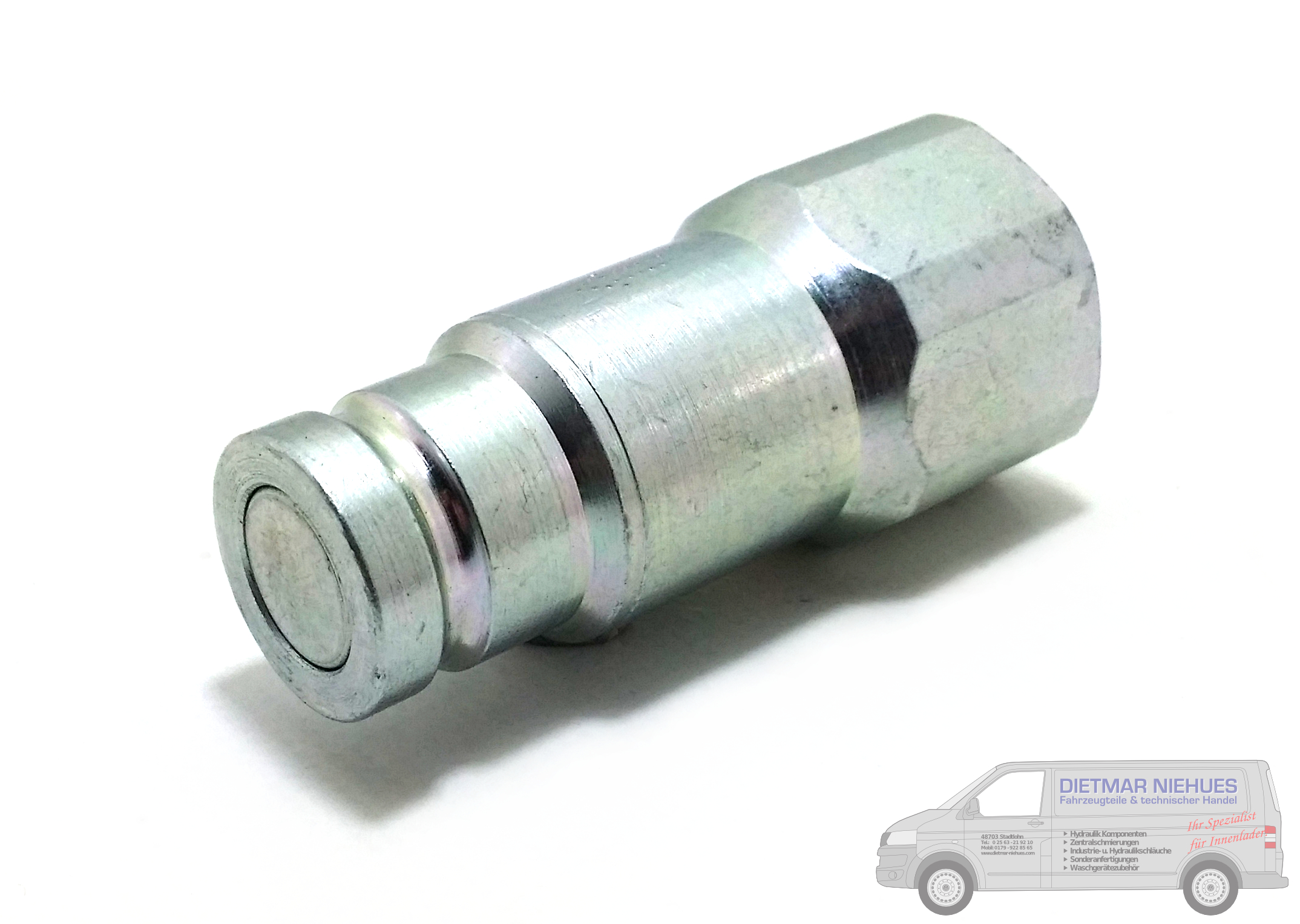 Flat Face Stecker Bgr.3. IG 1/2" BSP .ISO 16028 -