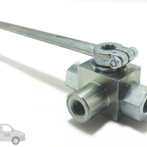 Dreiwege Kugelhahn G 1/2" L-Bohrung. ohne Leckage