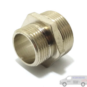 Doppelniippel-Red-Verschraubung G3/4"-AG-1/2" AG