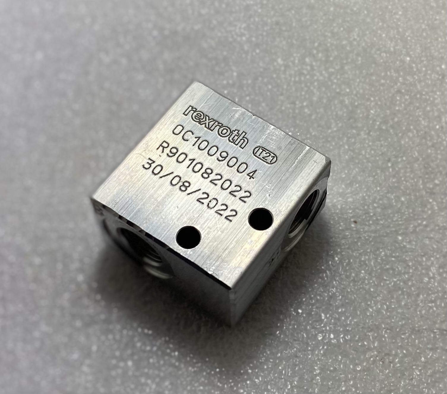 Cartridge Gehäuse 3/8" für 2/2 Wegeventil Stahl