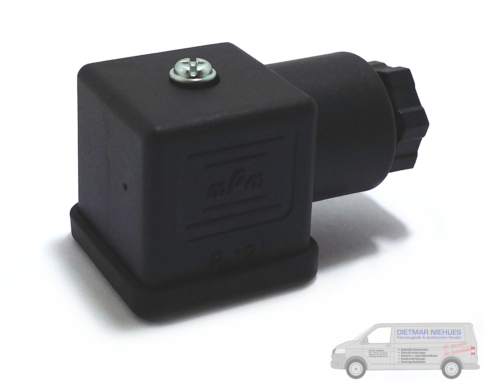 Würfeslstecker 2P mit Gleichrichter 230 AC-DC