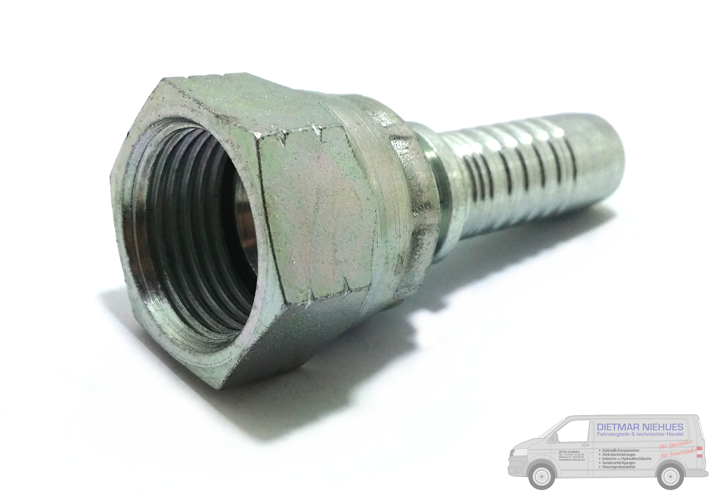 DKJ 7/8"-14 UNF DN16 Pressnippel(JIC) vz